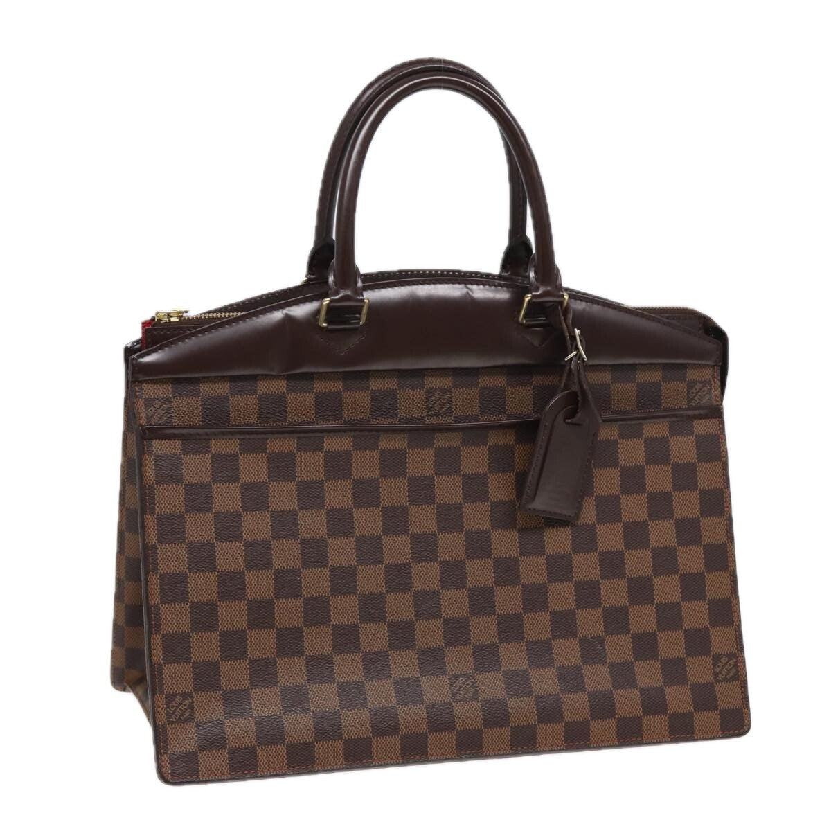 Louis Vuitton Riviera Handbag Damier, BROWN, CANVAS, Handbag
