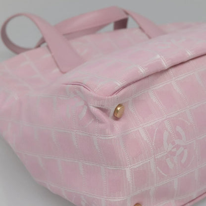 Chanel Travel Line Tote Nylon, PINK, NYLON, Tote bag