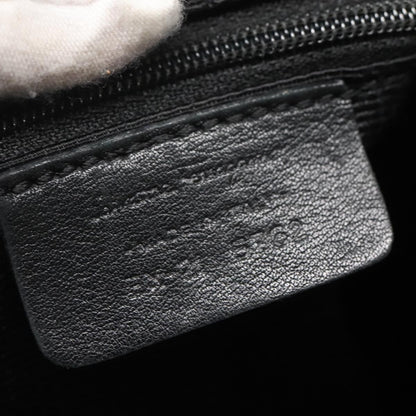 Salvatore Ferragamo Gancini Shoulder Bag Canvas, BLACK, CANVAS, Shoulder bag