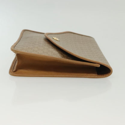 Celine Macadam Pochette Classic, BEIGE, PVC, Clutche & pouche