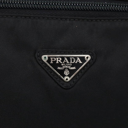 Prada Vintage Handbag Tessuto, Black, Nylon, Handbag