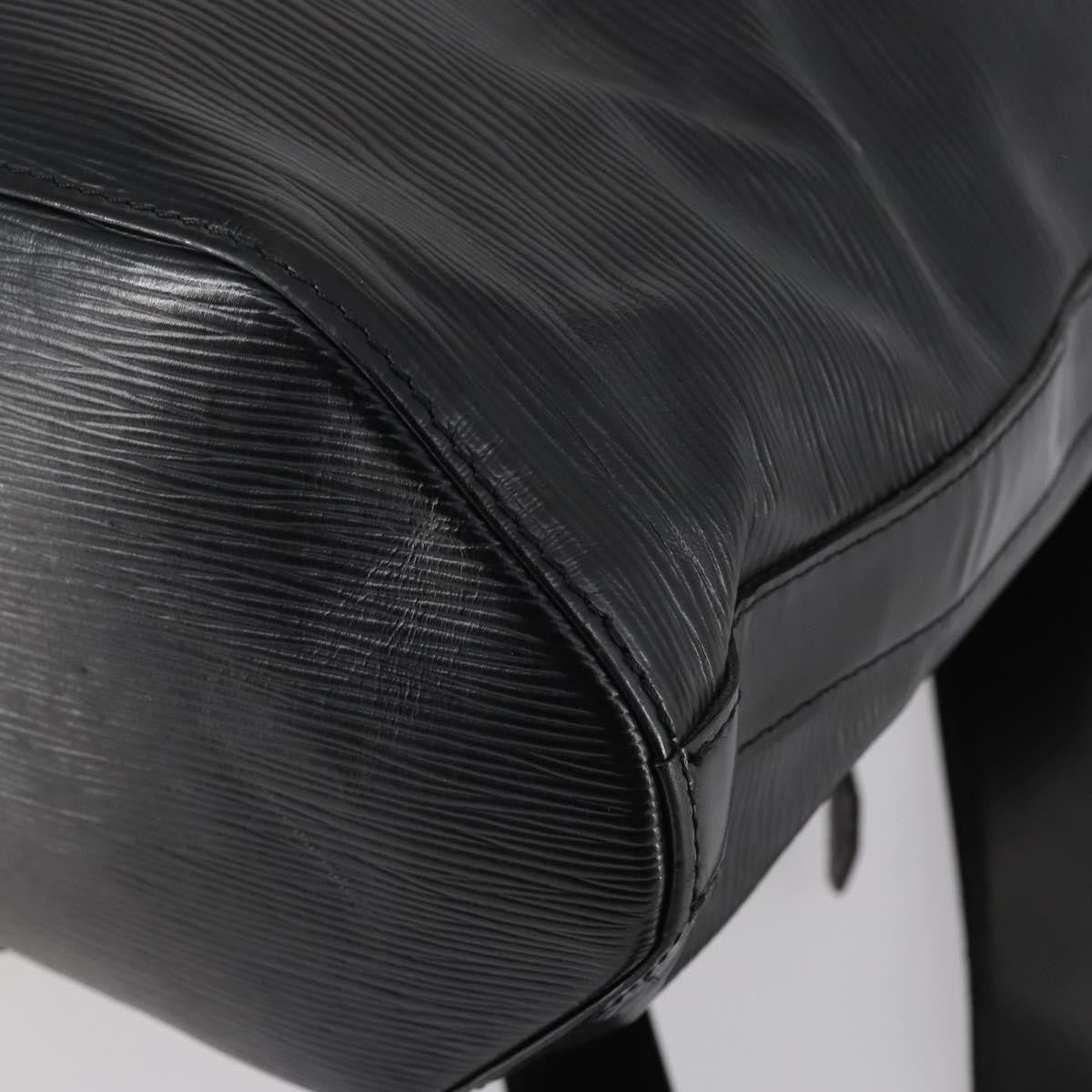 Louis Vuitton Sac a Dos Drawstring Backpack Epi Leather, BLACK, LEATHER, Backpack