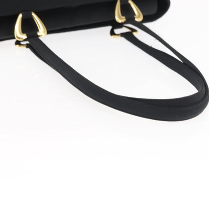 Saint Laurent Vintage Shoulder Bag Nylon, BLACK, NYLON, Tote bag