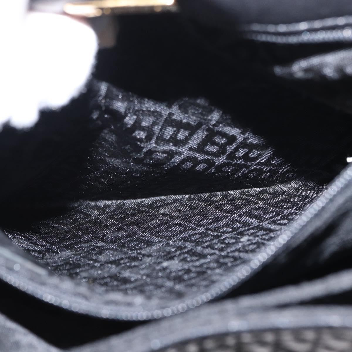 Bally Vintage Handbag Quilted Leather, BLACK, LEATHER, Handbag