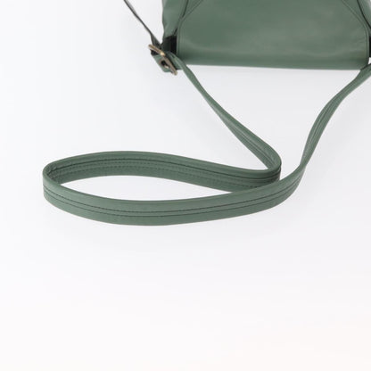Chloe Vintage Flap shoulder bag Leather, GREEN, LEATHER, Shoulder bag
