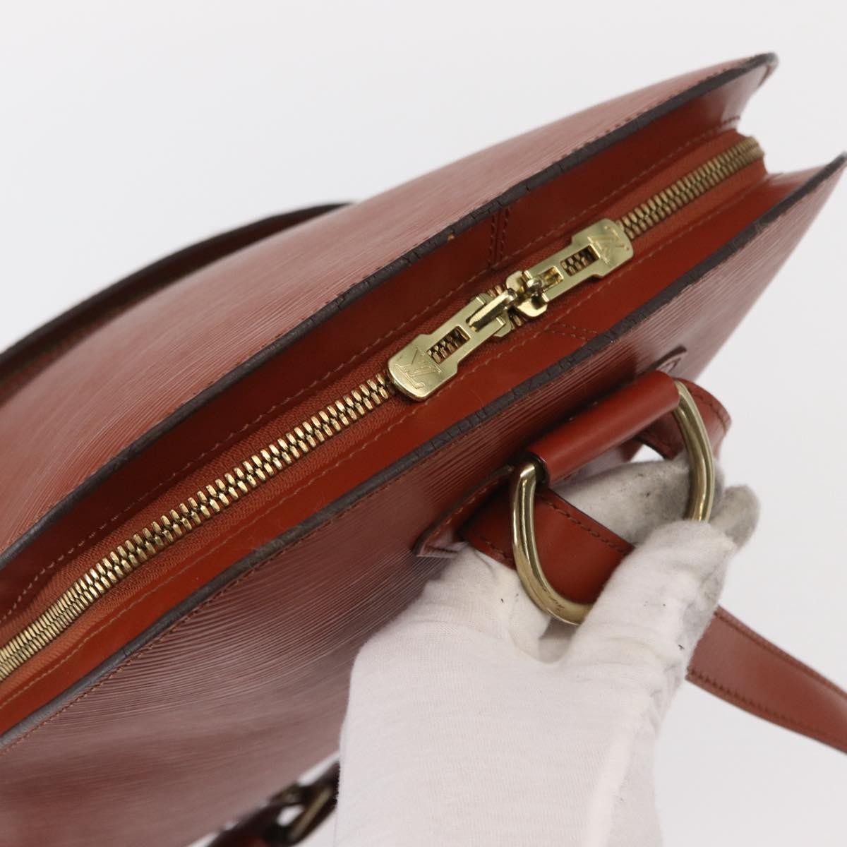 Louis Vuitton Gobelins Backpack Epi Leather, BROWN, LEATHER, Backpack