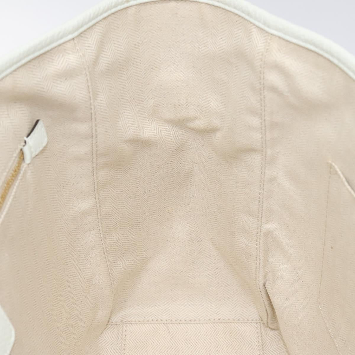 Loewe Heritage Tote Leather, WHITE, LEATHER, Tote bag