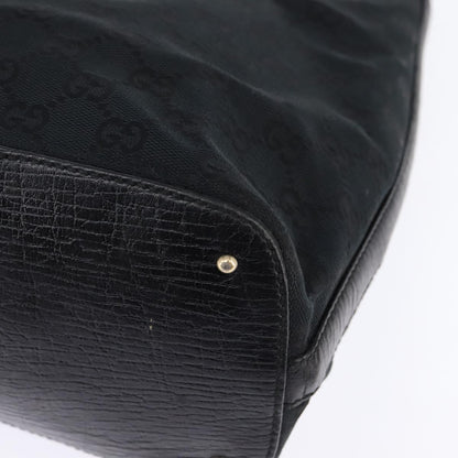 Gucci Hasler Tote GG Canvas, BLACK, CANVAS, Tote bag