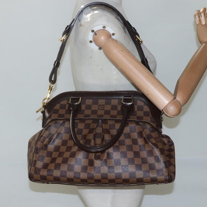 Louis Vuitton Trevi Handbag Damier, BROWN, CANVAS, Handbag