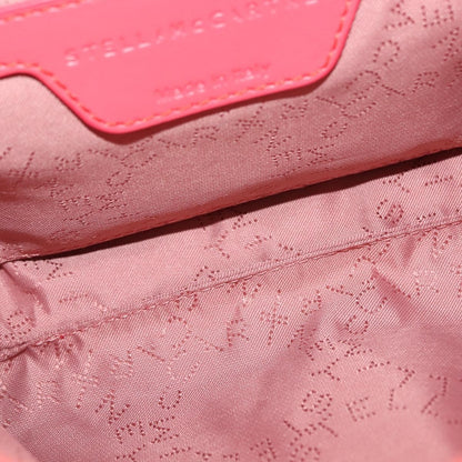 Stella McCartney Falabella Fold Over Crossbody Bag Suede, ORANGE, SUEDE, Shoulder bag