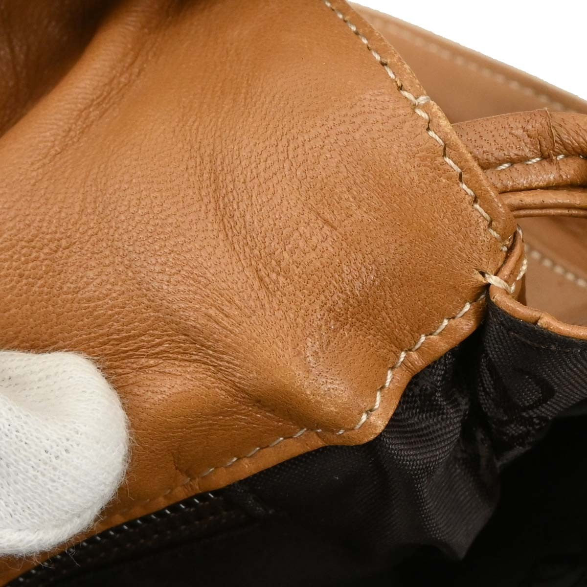 Loewe Anagram Shoulder Bag Leather, BROWN, LEATHER, Shoulder bag