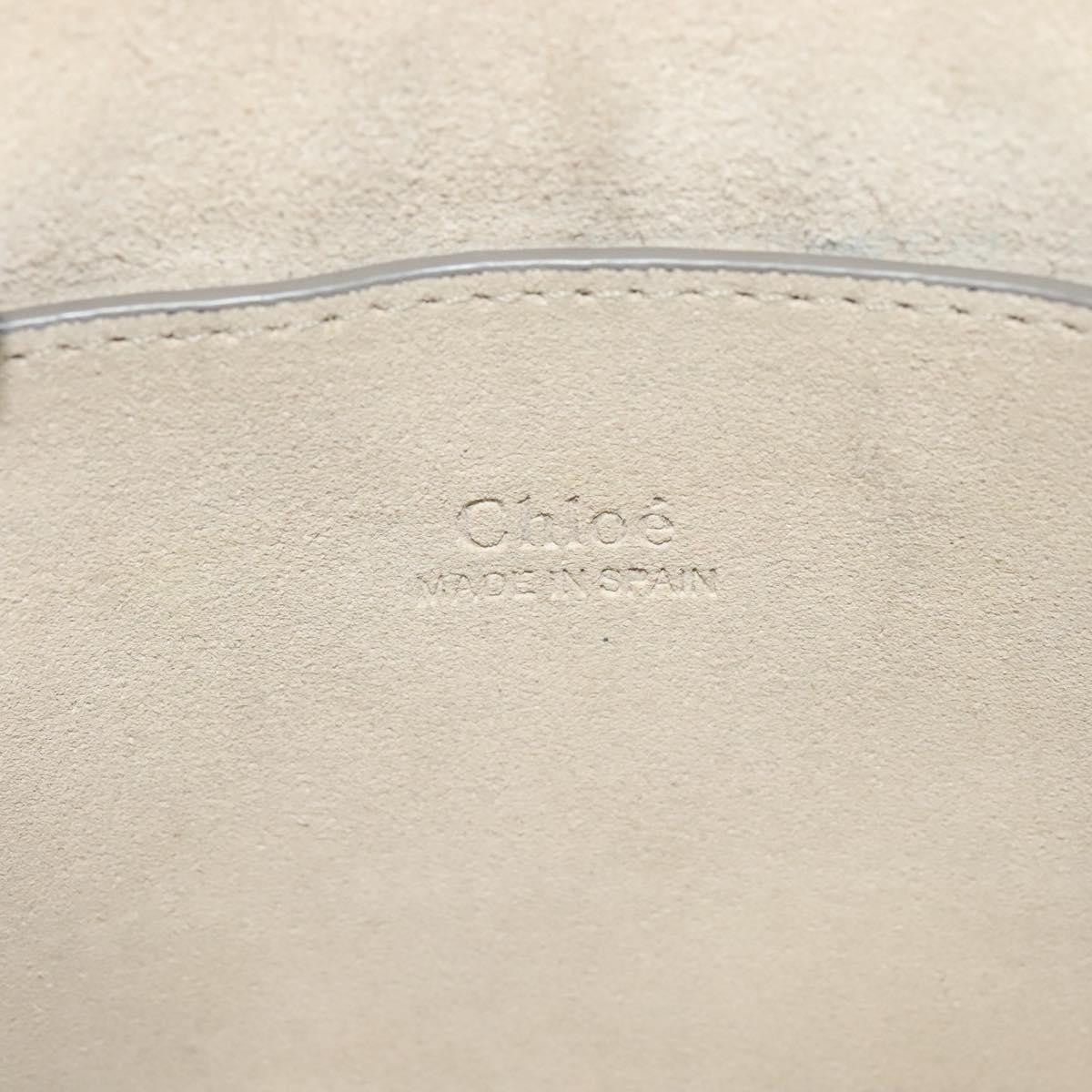 Chloe Faye Crossbody Leather and Suede, Blue, Suede, Handbag