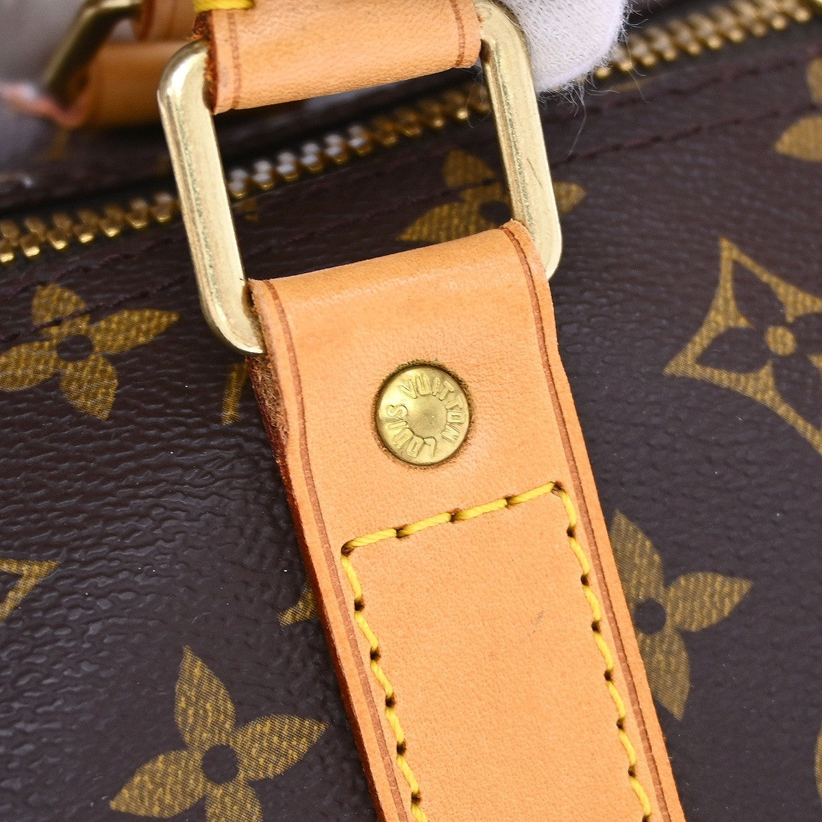 Louis Vuitton Keepall Bag Monogram Canvas, Brown, Canvas, Travel Bag