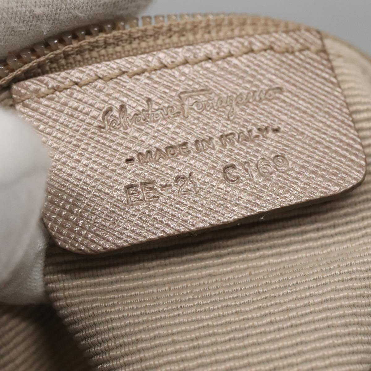 Salvatore Ferragamo Vala Handbag Nylon, BEIGE, NYLON, Handbag