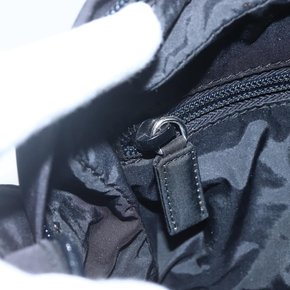 Prada Sport Zip Shoulder Bag Nylon, BLACK, NYLON, Shoulder bag