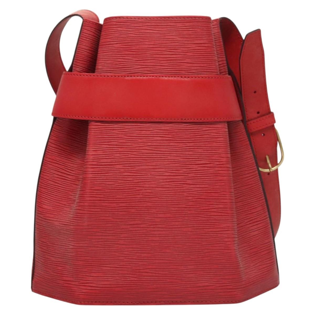 Louis Vuitton Vintage Sac d'Epaule Handbag Epi Leather, RED, LEATHER, Handbag