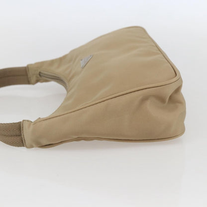 Prada Hobo Tessuto, BEIGE, NYLON, Handbag