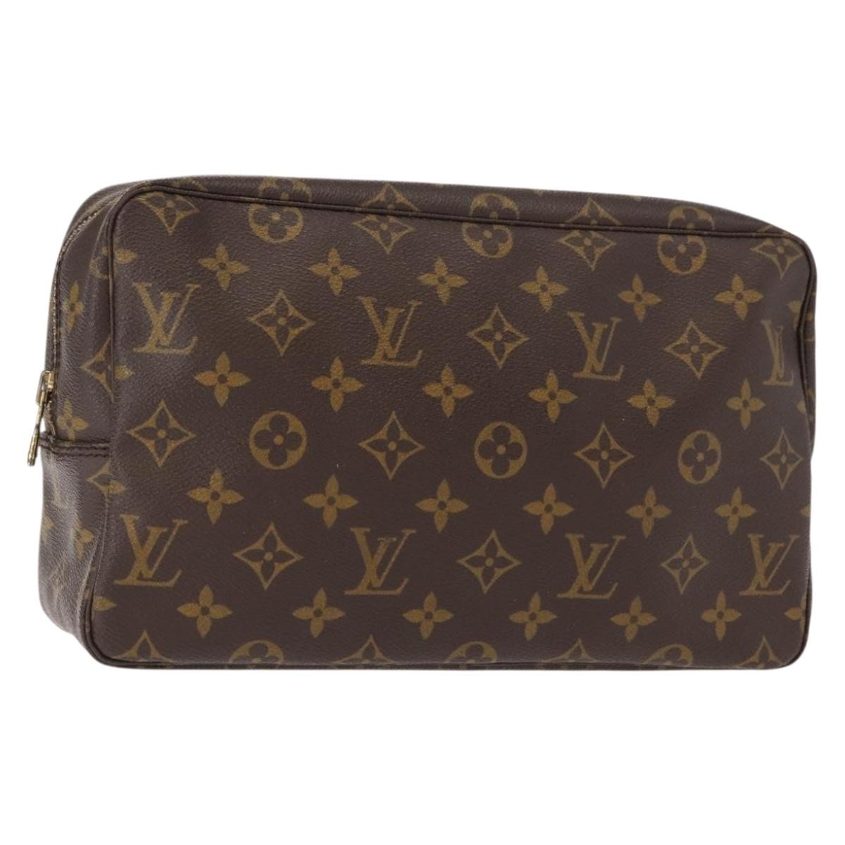 Louis Vuitton Trousse Toilette Monogram Canvas, BROWN, CANVAS, Clutche & pouche