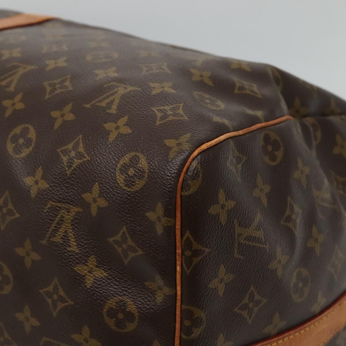 Louis Vuitton Keepall Bandouliere Bag Monogram Canvas, BROWN, CANVAS, Travel bag