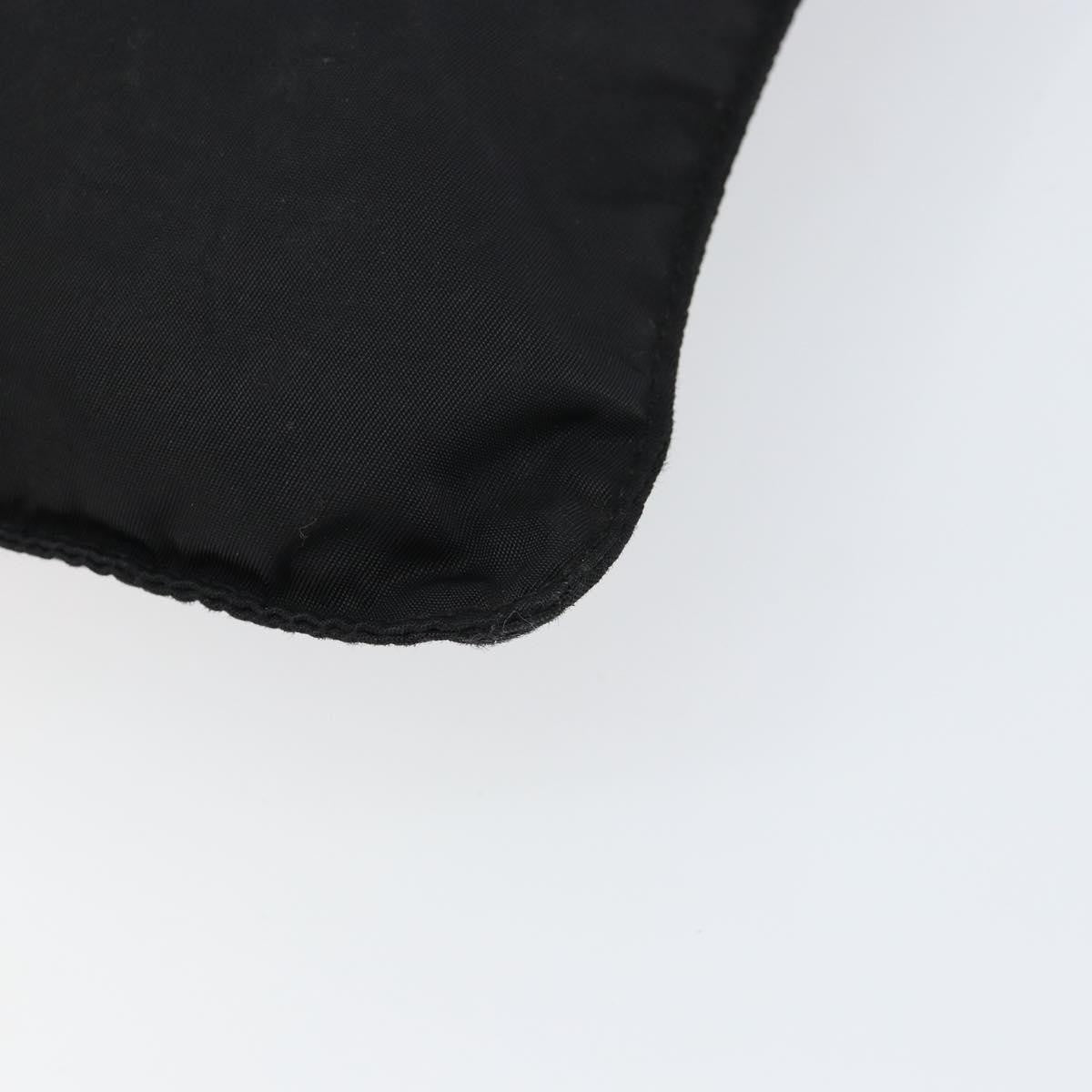 Prada Flat Messenger Bag Tessuto, BLACK, NYLON, Shoulder bag