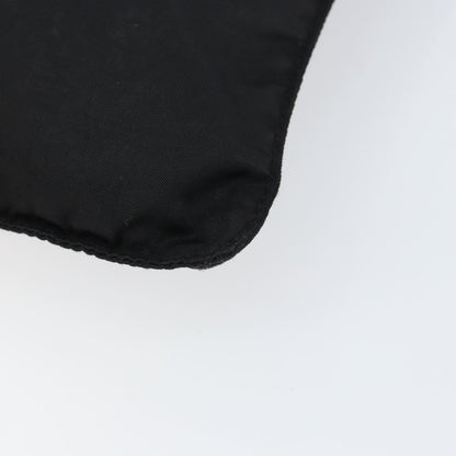 Prada Flat Messenger Bag Tessuto, BLACK, NYLON, Shoulder bag
