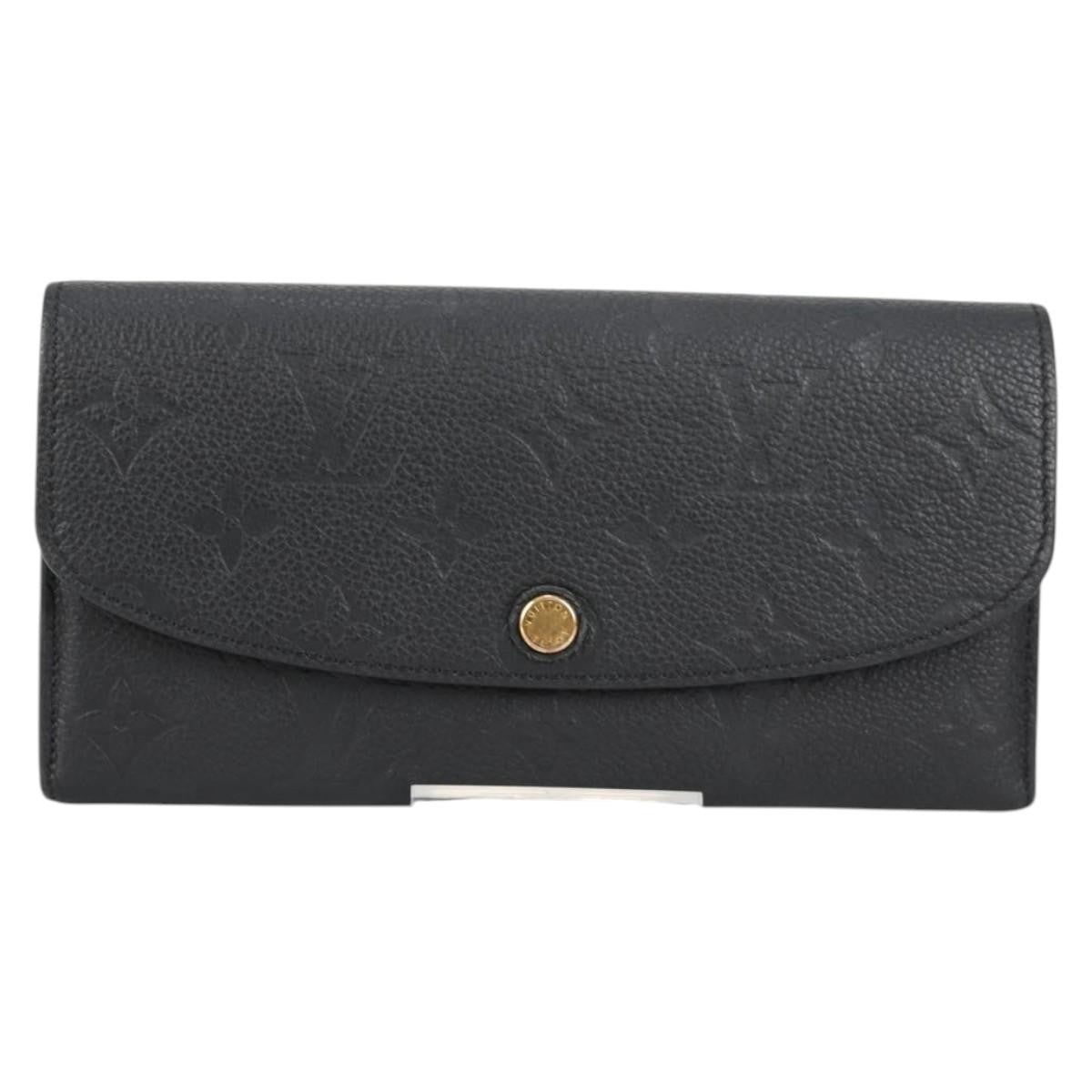 Louis Vuitton Portefeuille Sarah Wallet Monogram Empreinte, BLACK, LEATHER, Wallets