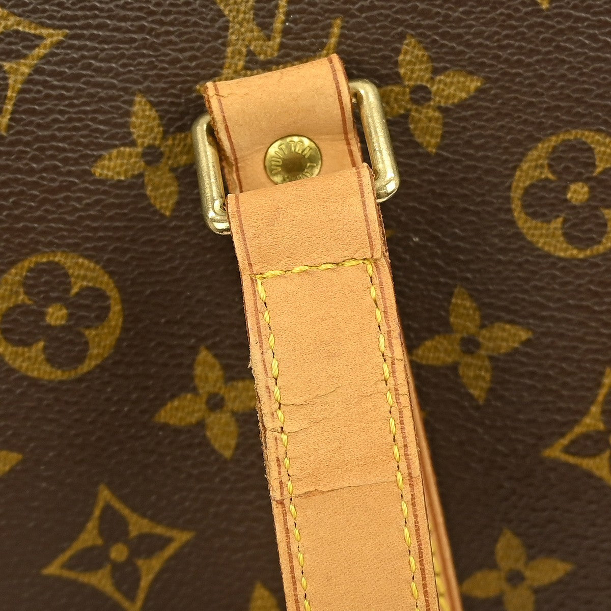 Louis Vuitton Babylone Handbag Monogram Canvas, BROWN, CANVAS, Tote bag