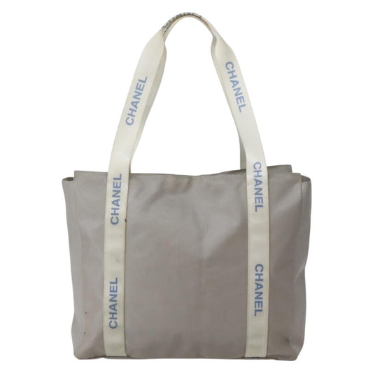 Chanel Sport Line Tote bag Nylon, GRAY, NYLON, Tote bag