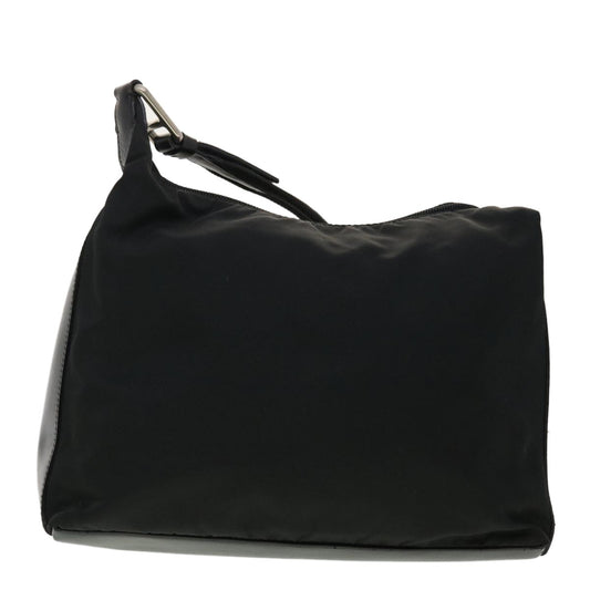 Prada Vintage Shoulder Bag Tessuto, BLACK, NYLON, Shoulder bag