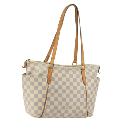 Louis Vuitton Totally Handbag Damier, WHITE, CANVAS, Tote bag