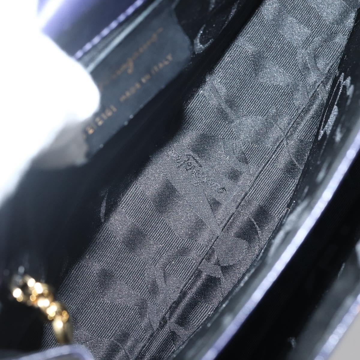 Salvatore Ferragamo Gancini Convertible Top Handle Bag Leather, PURPLE, LEATHER, Handbag