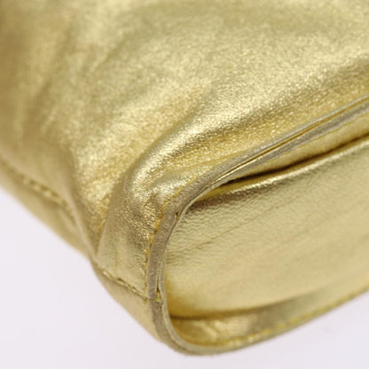 Loewe Flamenco Bag Leather, GOLD, LEATHER, Handbag