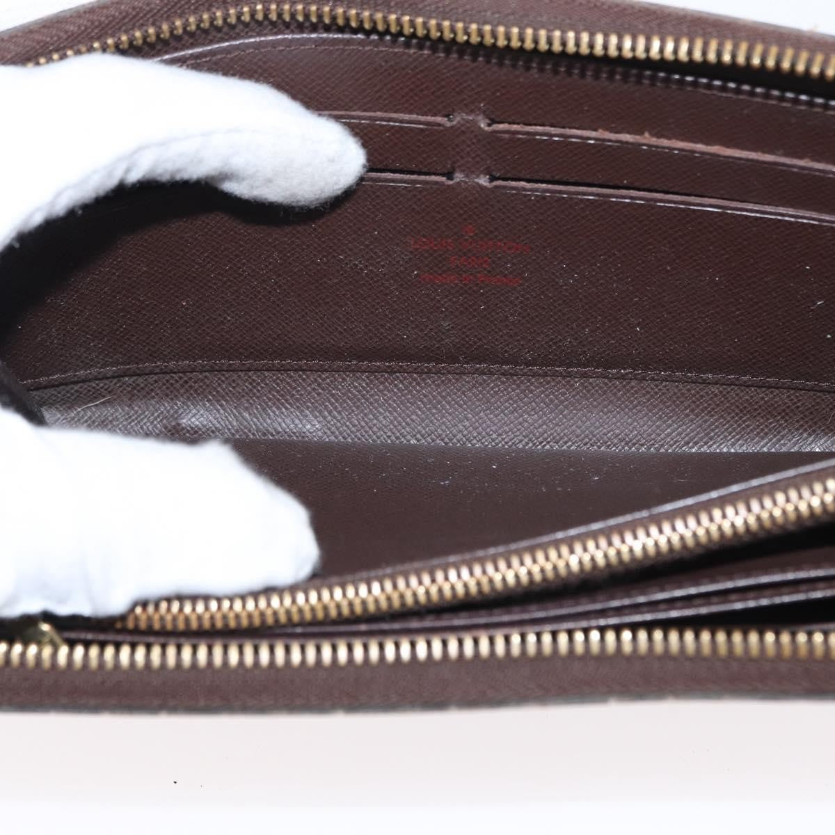 Louis Vuitton Zippy Wallet NM Damier, BROWN, CANVAS, Wallets