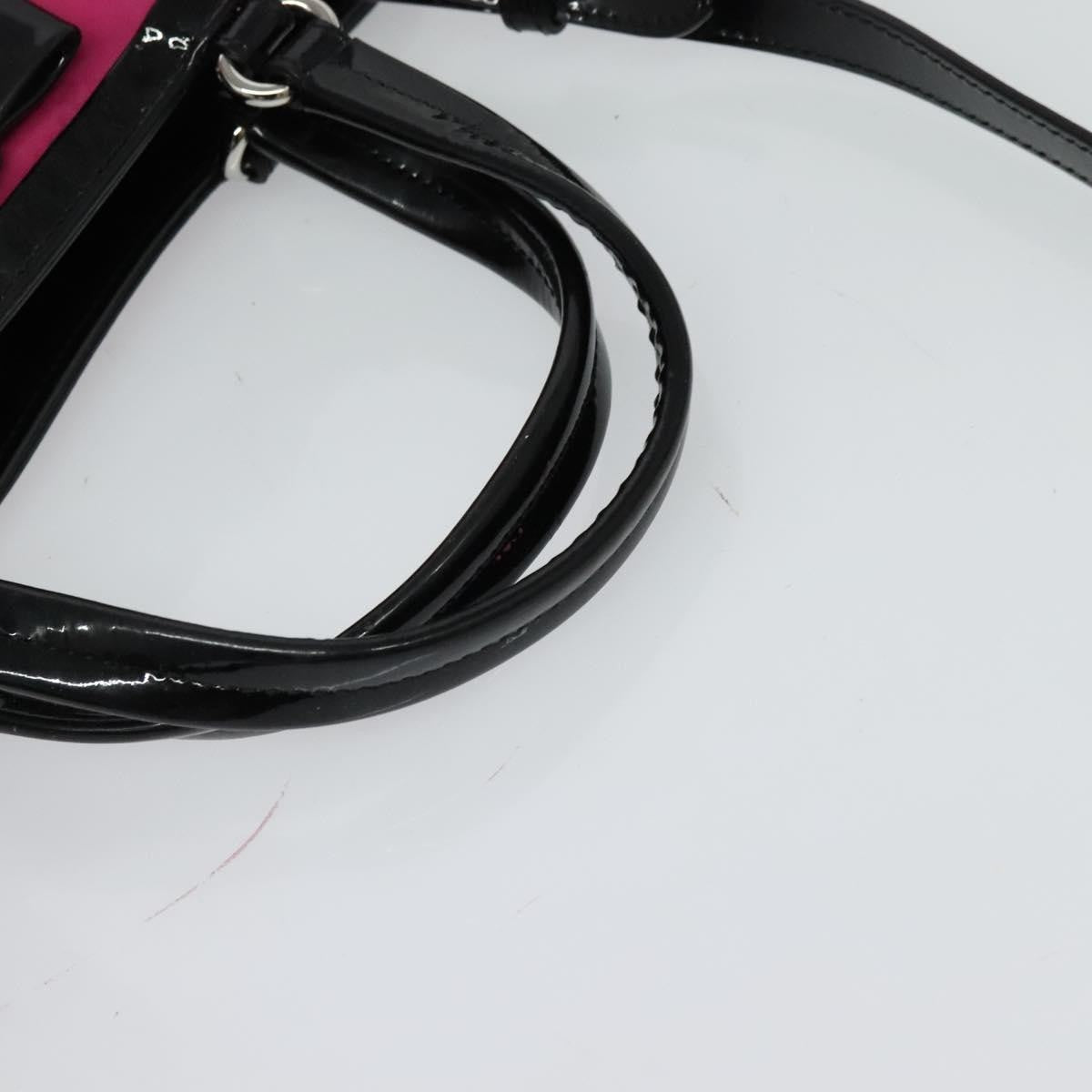 Salvatore Ferragamo Vala Handbag Nylon, PINK, NYLON, Handbag