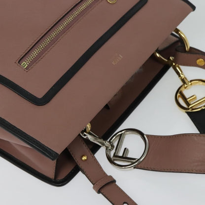 Fendi Runaway Bag Leather, PINK, LEATHER, Handbag