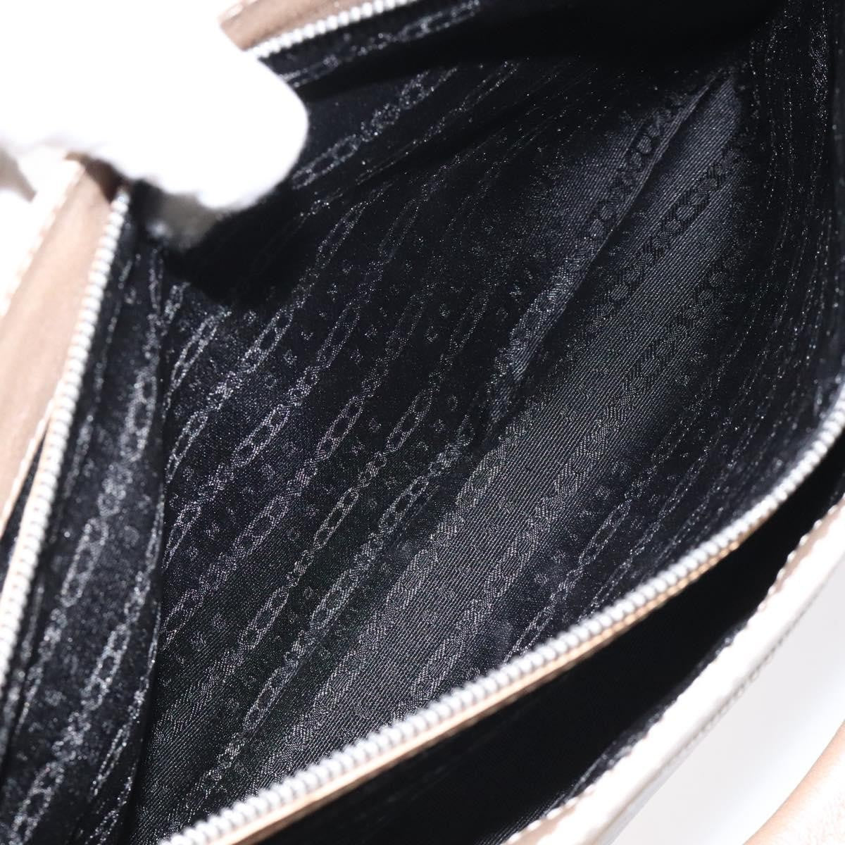 Celine Boogie Satchel Leather, GOLD, LEATHER, Handbag