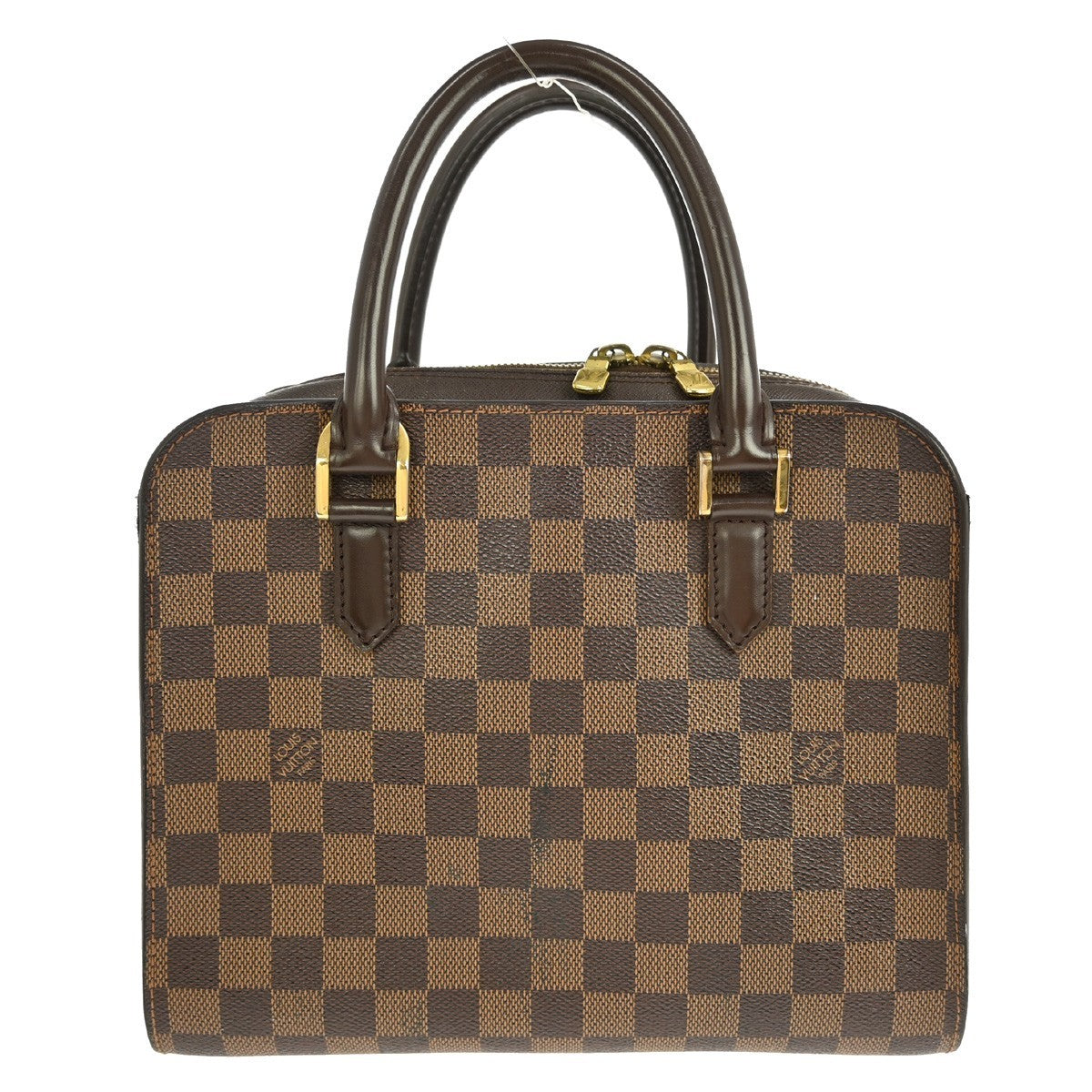 Louis Vuitton Triana Bag Damier, BROWN, CANVAS, Handbag