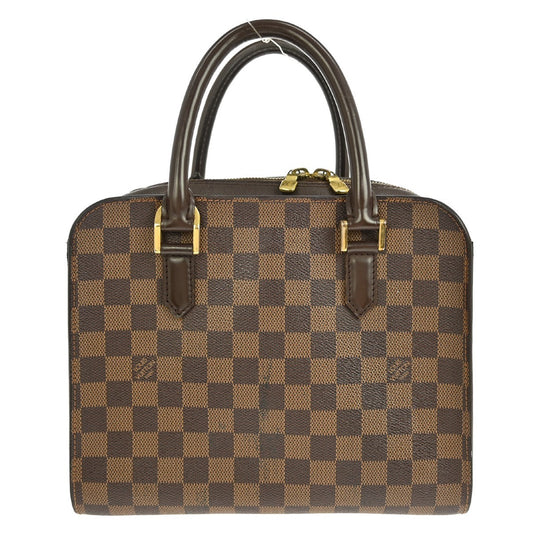 Louis Vuitton Triana Bag Damier, BROWN, CANVAS, Handbag