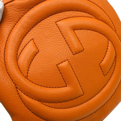 Gucci Soho Boston Bag Leather, Orange, Leather, Handbag