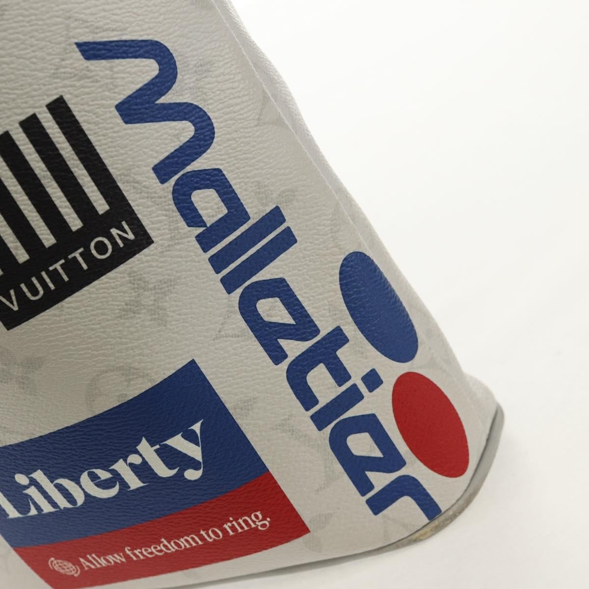 Louis Vuitton Chalk Sling Bag Limited Edition Logo Story Monogram Canvas, WHITE, CANVAS, Shoulder bag