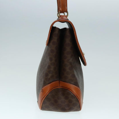 Celine Triomphe vintage handbag Macadam canvas, BROWN, CANVAS, Handbag