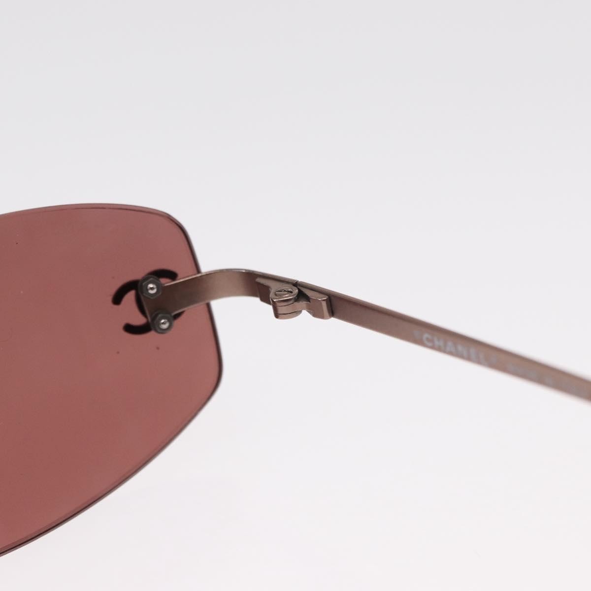 Chanel Logo CC Sunglasses Metal, BROWN, METAL, Sunglasse