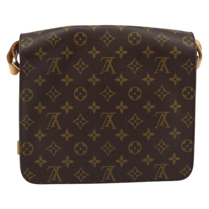 Louis Vuitton Cartouchiere Handbag Monogram Canvas, BROWN, CANVAS, Shoulder bag