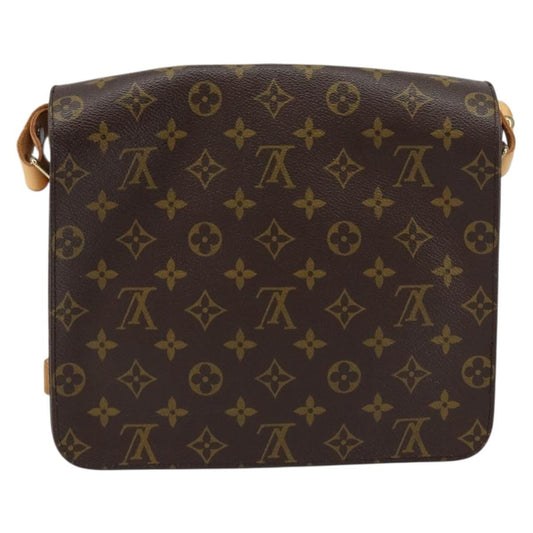 Louis Vuitton Cartouchiere Handbag Monogram Canvas, BROWN, CANVAS, Shoulder bag