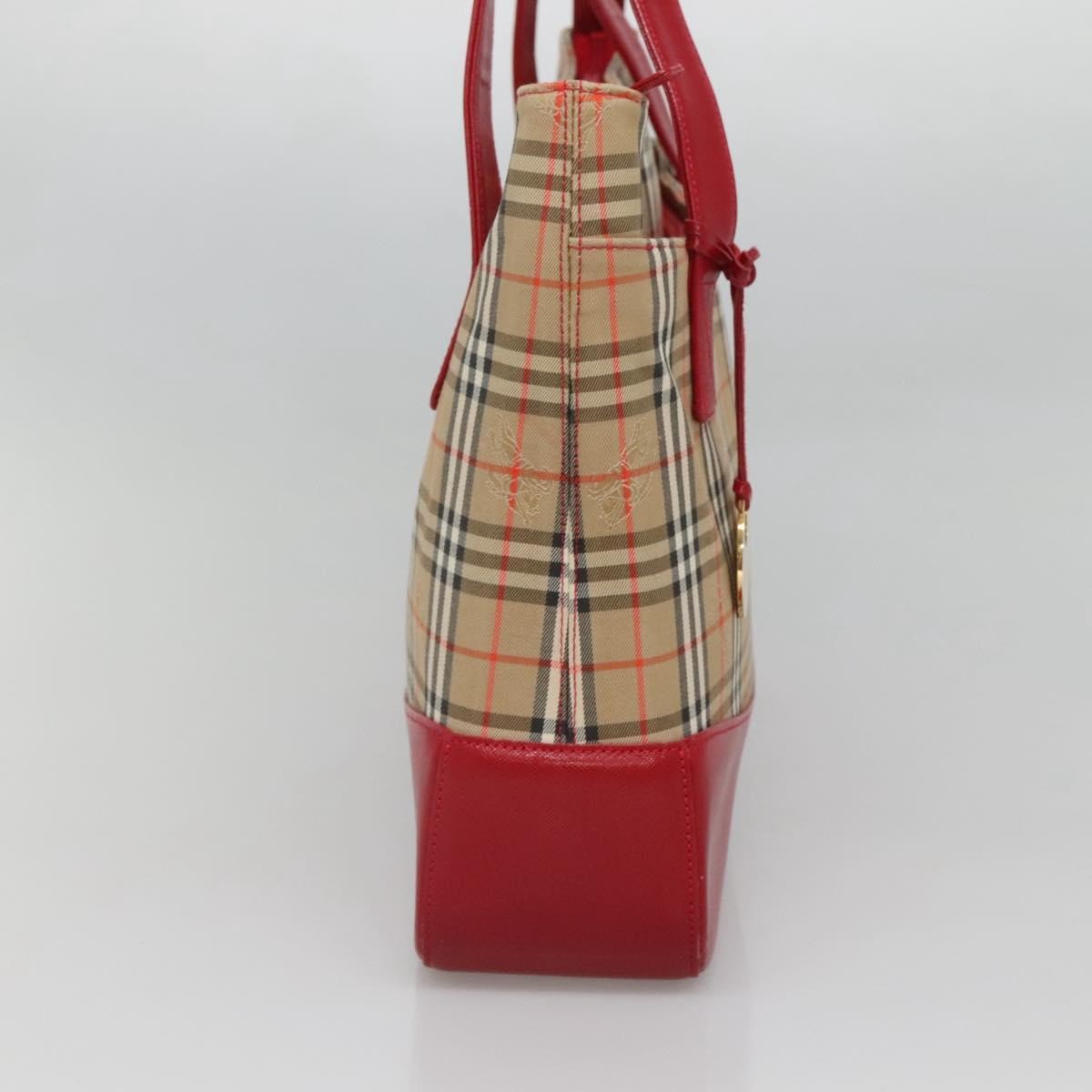 Burberry Nova Check Tote canvas check pattern, BEIGE, CANVAS, Tote bag