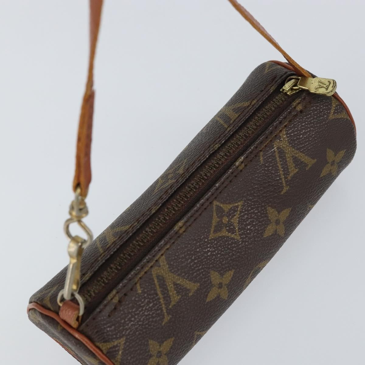 Louis Vuitton Papillon Pochette Monogram Canvas, BROWN, CANVAS, Clutche & pouche