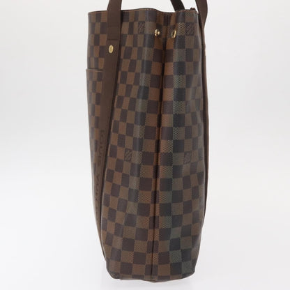 Louis Vuitton Cabas Beaubourg Damier, BROWN, CANVAS, Tote bag
