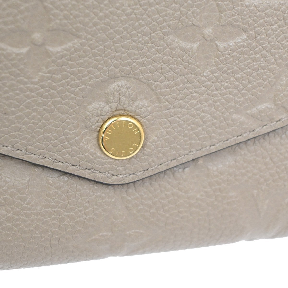 Louis Vuitton Portefeuille Sarah Wallet Monogram Empreinte, BEIGE, LEATHER, Wallets