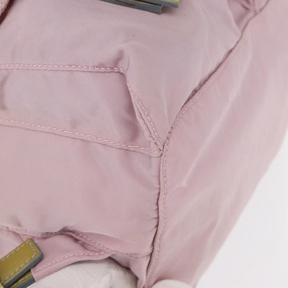Prada Double Front Pocket Backpack Tessuto, PINK, NYLON, Backpack