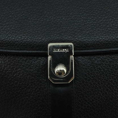 Burberry Flap Shoulder Bag Leather, BLACK, LEATHER, Shoulder bag